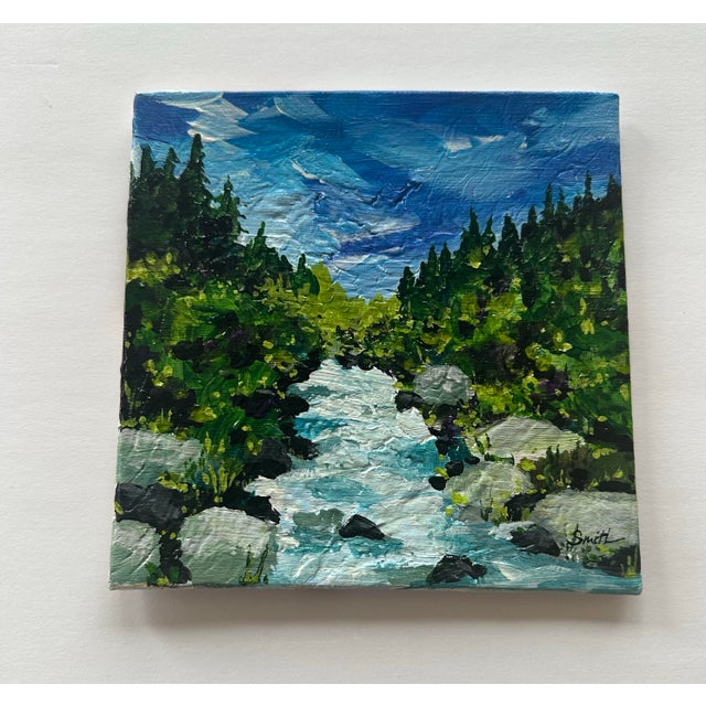 Every once in a while, I like to take a break from watercolor and visit an old friend: acrylic. Here is a an acrylic...