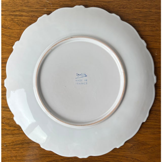 Ceramic Gien Motton French Faience Dinnerware-8 Place Settings + Serving Pieces For Sale - Image 7 of 14