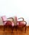 Art Deco Pink Velvet Moustache Armchairs, 1940s, Set of 2 For Sale - Image 4 of 11
