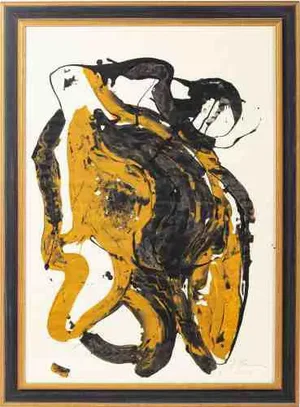 Peter Hansen, Composition, Mixed Media on Paper