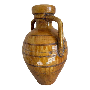 19th Century Sicilian Terracotta Olive Oil Amphora