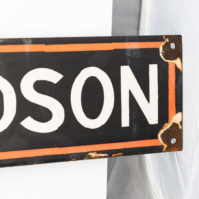 A 20th century harley-davidson motorcycles enamel advertising sign. A fantastic wall piece for a passionate motorcycles...