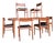 Skovmand & Andersen for Moreddi Danish Expanding Dining Table With Four Leaves 6 Chairs For Sale