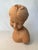 This bust is styled after French Neoclassic sculptor ohn Baptist Pigalle titled "La Rieuse" this adoring image of a...