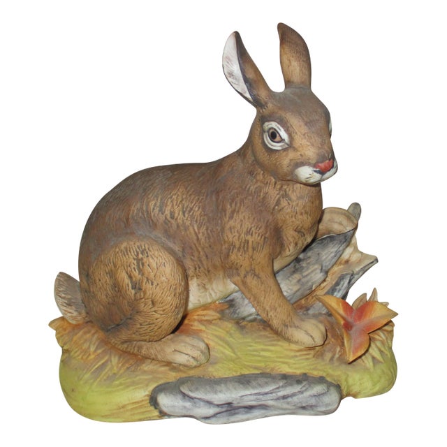 1980s Andrea by Sadek “Wild Hare” Rabbit Figurine For Sale