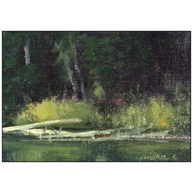 Realism Late 20th Century Cold Lake in the Mountains, Jeff Walker For Sale - Image 3 of 4