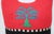 Red Wool Postmodern Cat Pillow, 1980's For Sale - Image 8 of 12