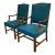 Pair of 1950s Danish Modern Teak Armchairs - Style of Ole Wanscher For Sale