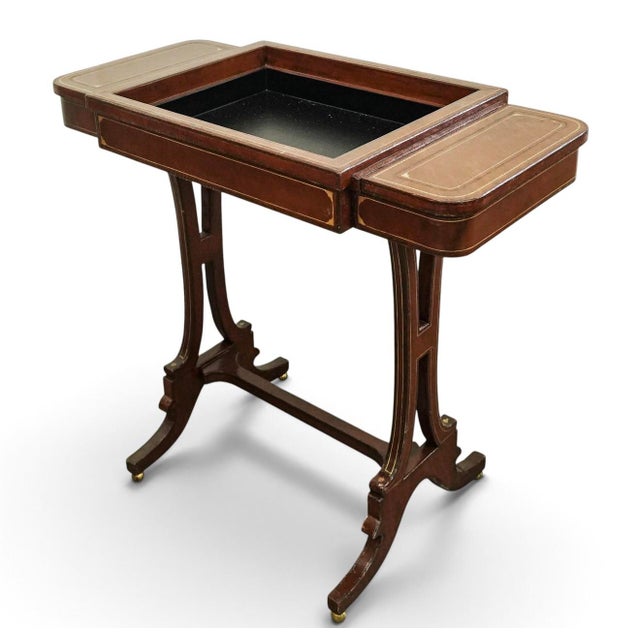 Chippendale Late 20th Century Maitland Smith Game Table For Sale - Image 3 of 7