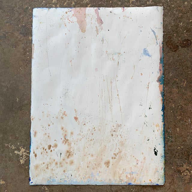 Contemporary Abstract Figurative Oil Painting on Paper by Phil Saxon For Sale In West Palm - Image 6 of 7