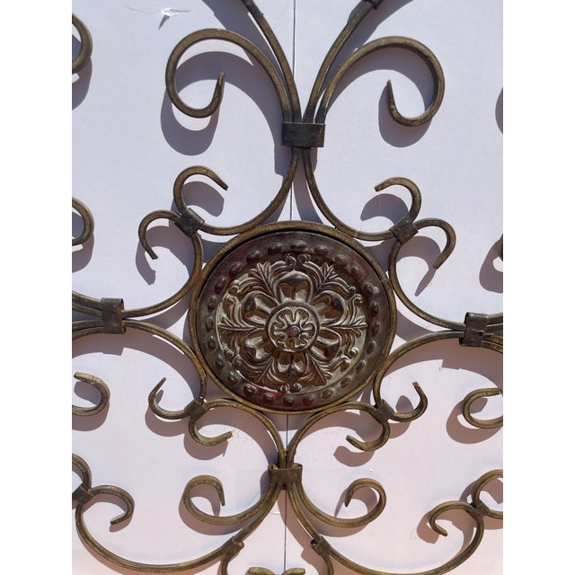 1970s Vintage Rustic Celtic Sun Wall or Garden Art Sculpture Spanish For Sale - Image 5 of 5