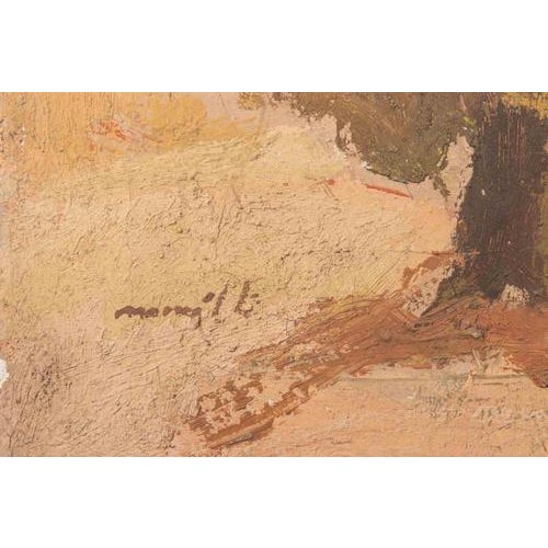 Franco Marzilli, Hills, 1970s, Oil Painting on Canvas For Sale - Image 4 of 6