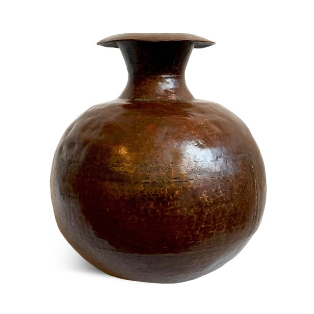 Antique Indian Copper Water Vessel For Sale - Image 4 of 5