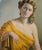 Woman in Yellow Drapery, 1960s, Oil on Canvas For Sale - Image 6 of 13