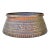 Early 20th Century Hand-Engraved Copper Bowl Accent W/ Moorish Calligraphy For Sale