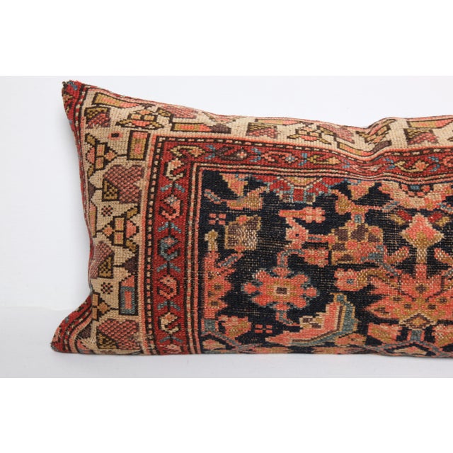 Textile Antique Persian Melair Style Handwove Rug Pillow Cushion - For Sale - Image 7 of 11