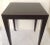 C.1993 Donghia "Madrid" Square Side/End Table With Brass Sabots Castors For Sale - Image 9 of 11