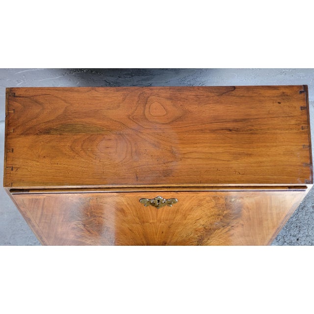 Antique Queen Anne Secretary Desk 19th Century For Sale - Image 11 of 18