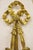 French Louis XV Gold Gilt Bronze Ribbon Drape Large Wall Plaque Sconces - A Pair For Sale - Image 15 of 16