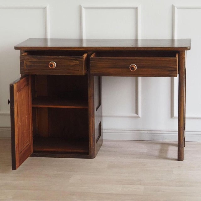 Origin: Czech Republic Dimensions in cm: H 66 / W 100 / D 42 Characters or special features: Rare 1930s desk for children...