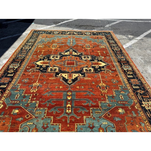 8ft 9in X 12ft Serapi Area Rug For Sale - Image 4 of 11