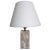 Modern Pink and White Solid Marble Desk or Table Lamp For Sale - Image 11 of 11