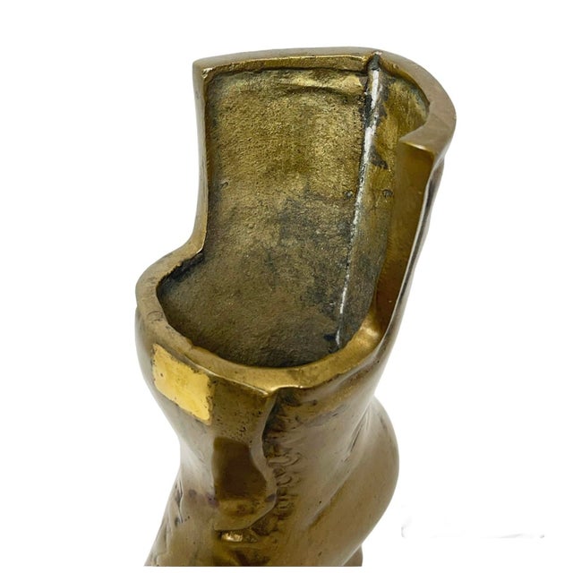 1970s Vintage Brass Boot For Sale - Image 5 of 6
