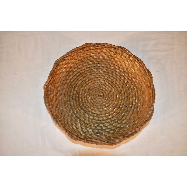 1920s American Seagrass Basket, Circa 1920 For Sale - Image 5 of 5