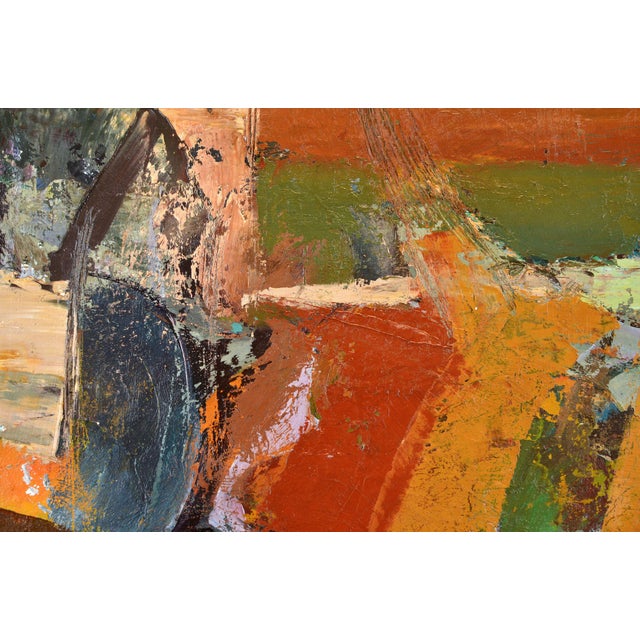 Aleksandr Rodin, City, 1980s, Oil on Canvas For Sale - Image 6 of 10