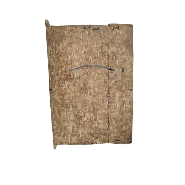 Vintage Granary Dogon Door With Nommo Ancestors Mali African 25"h For Sale In New York - Image 6 of 6