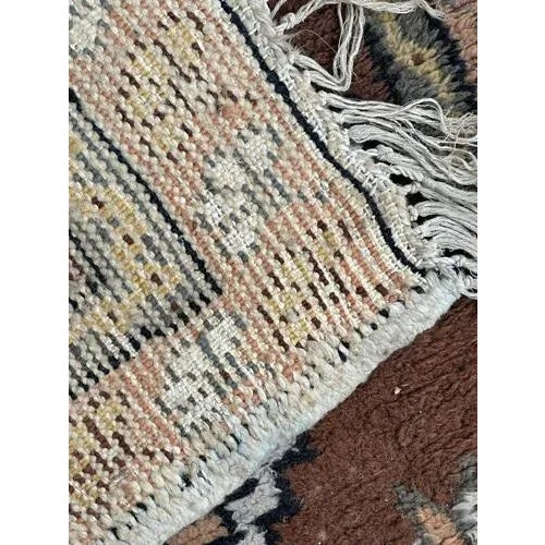 Small Mid-Century Moroccan Rug, 1930s For Sale - Image 9 of 10