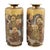 Japanese Satsuma Hexagonal Vases with Dragon and Rakan, Set of 2 For Sale - Image 5 of 13