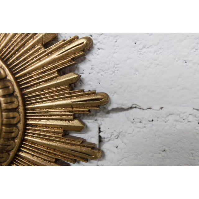 Vintage Convex Witchs Eye Sunburst Mirror, 1960s For Sale - Image 4 of 18