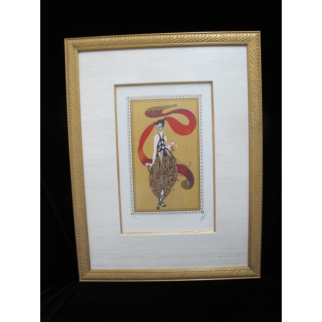 Erte Romain De Tirtoff Scheherzade Suite Art Deco Signed Serigraph Set of 4 For Sale In Portland, OR - Image 6 of 18
