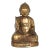 A Vintage Solid Brass Blessing Buddha Statue in the Tibetan Style. 4.5"x3.5"x7.5 For Sale