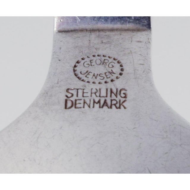 Serving Spoon in Sterling Silver by Georg Jensen, 1940s For Sale - Image 4 of 5