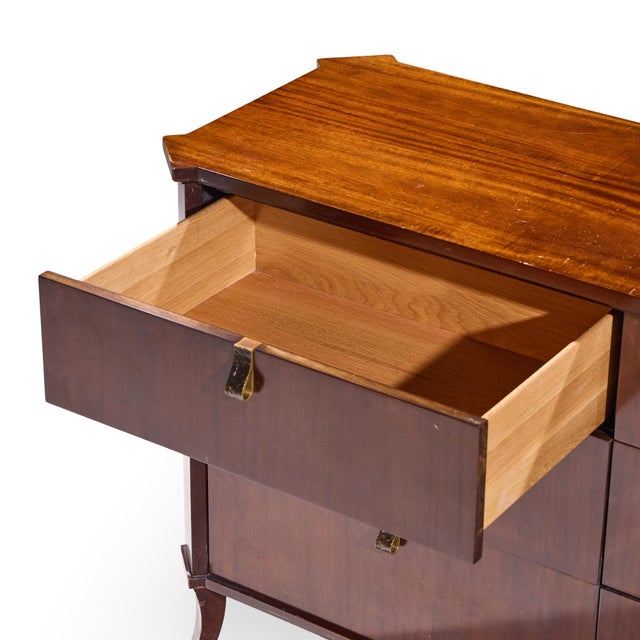 Thomas Pheasant for Baker Furniture Facet Chest Lowboy Dresser For Sale In Chicago - Image 6 of 9