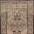 Brown Mid 20th Century Geometric Tribal Vintage Turkish Oushak Rug in Brown Cream Light Blue and Tan For Sale - Image 8 of 13