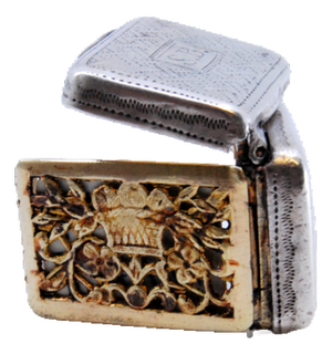 Silver and Gold Vinaigrette Box