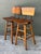 MCM Slat Back Bar Stools After Arthur Umanoff - Pair For Sale - Image 12 of 12