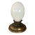 1910 Antique Wall Sconce, Solid Brass, All Original, White Glass Shade For Sale