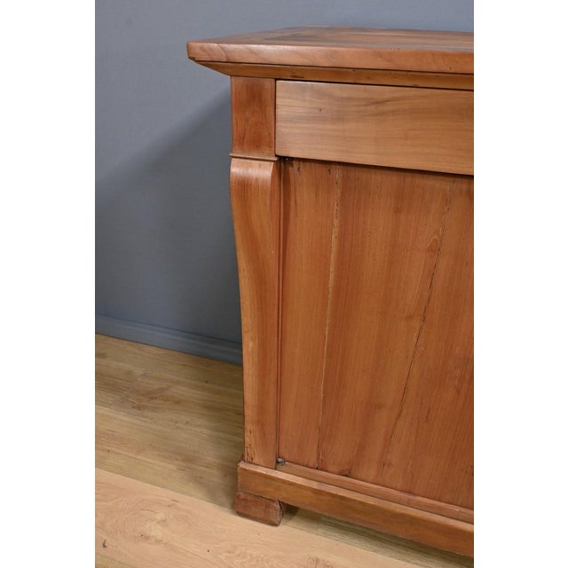 Brown Large Restoration Cherrywood Sideboard, Mid-19th Century For Sale - Image 8 of 18