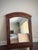 Vintage Arched Walnut Finish Mirror in the Style of Broyhill Brasilia & Mid Century Modern Design MCM Postmodern Style For Sale In Los Angeles - Image 6 of 11