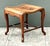 Camel Vintage Asian Fretwork Stool For Sale - Image 8 of 12