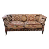 English George Smith Kilim Sofa For Sale