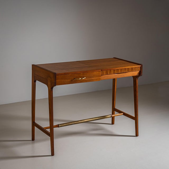 Wood Dressing Table, Italy, 1960s For Sale - Image 7 of 14