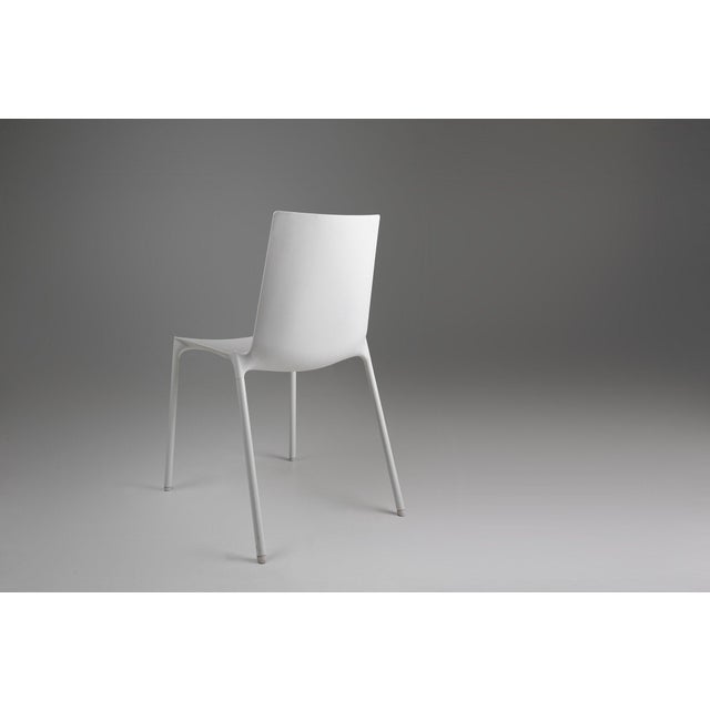 Vintage White Design Chair, Belgium, 2000s For Sale - Image 10 of 11