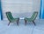 Vintage scoop lounge chairs manufactured by Carter Brothers, circa the 1950s. This mid-century pair of scoop chairs...