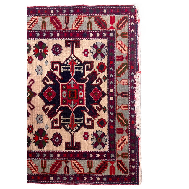 Hand-Knotted Kazak Style Rug, Turkey, 20th Century For Sale - Image 4 of 8
