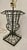 Black Large Welded Wire Urn Form Lamp For Sale - Image 8 of 10